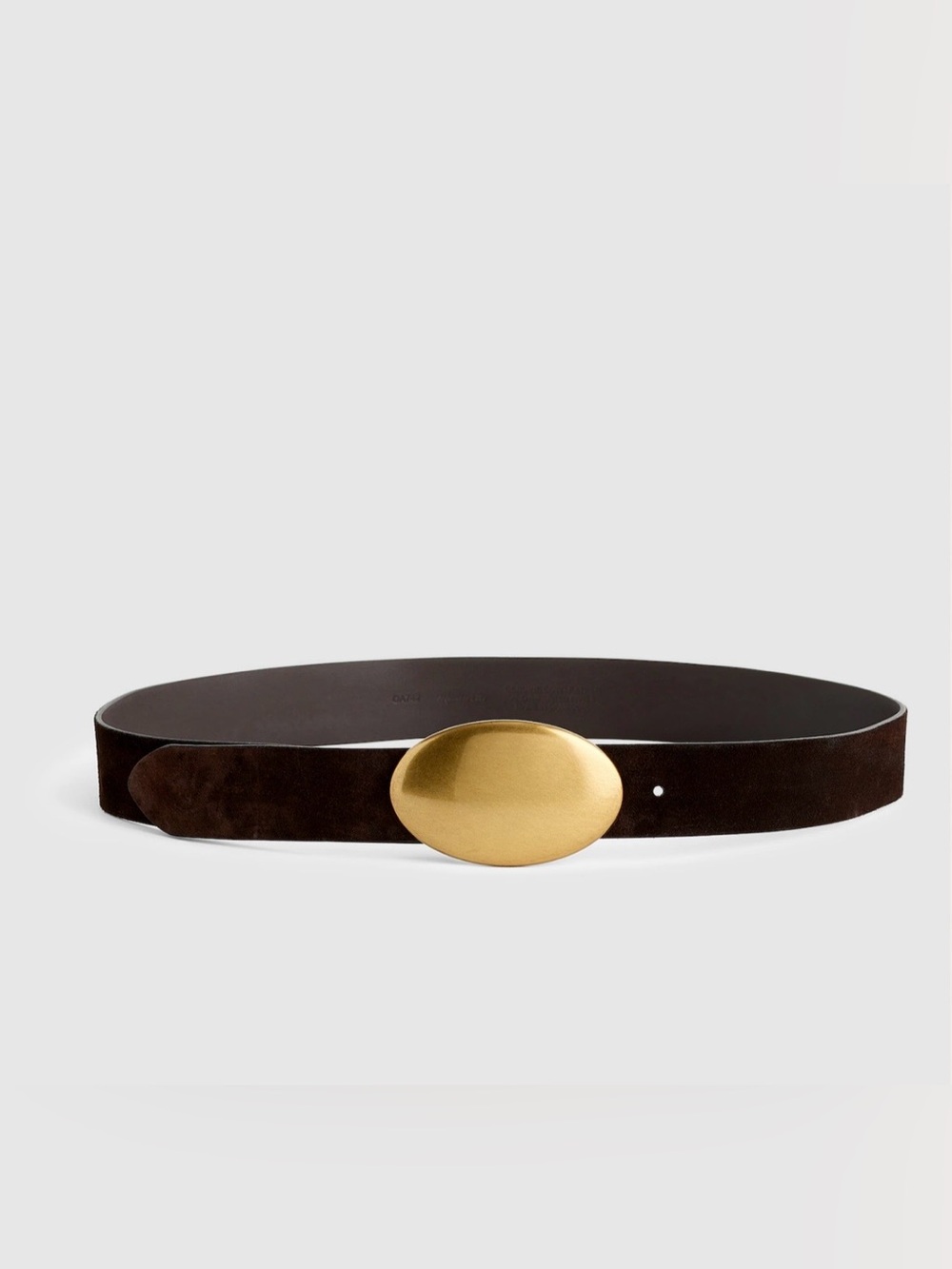 Madewell Oval Plaque Buckle Belt